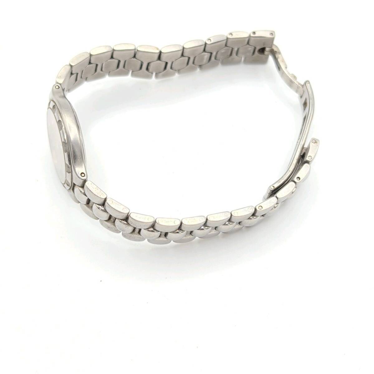 Longines Conquest Watch QZ Y2K Vintage ロンジン コンクエスト 時計 クオーツ レディース ラウンド シルバー デイト ヴィンテージ 不動品_画像10