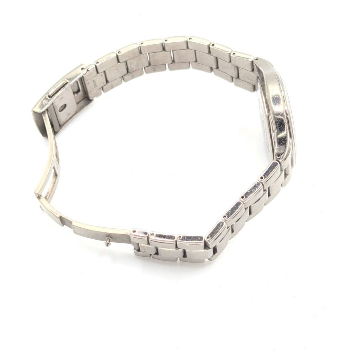 CITIZEN ATTESA H110-T011331 Watch Solar Date シチズン 時計 ソーラー 電波ソーラー メンズ ラウンド シルバー 黒文字盤 デイト 稼働品_画像10