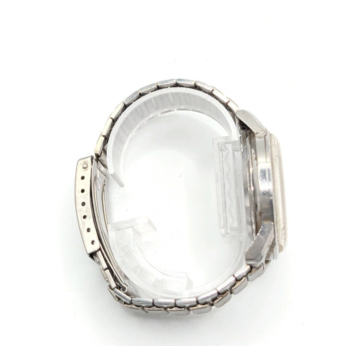 SEIKO Weekdater Watch Y2K 00S Vintage Working セイコー ウィークデータ メンズ 時計 自動巻き ラウンド シルバー ヴィンテージ 稼働品_画像6