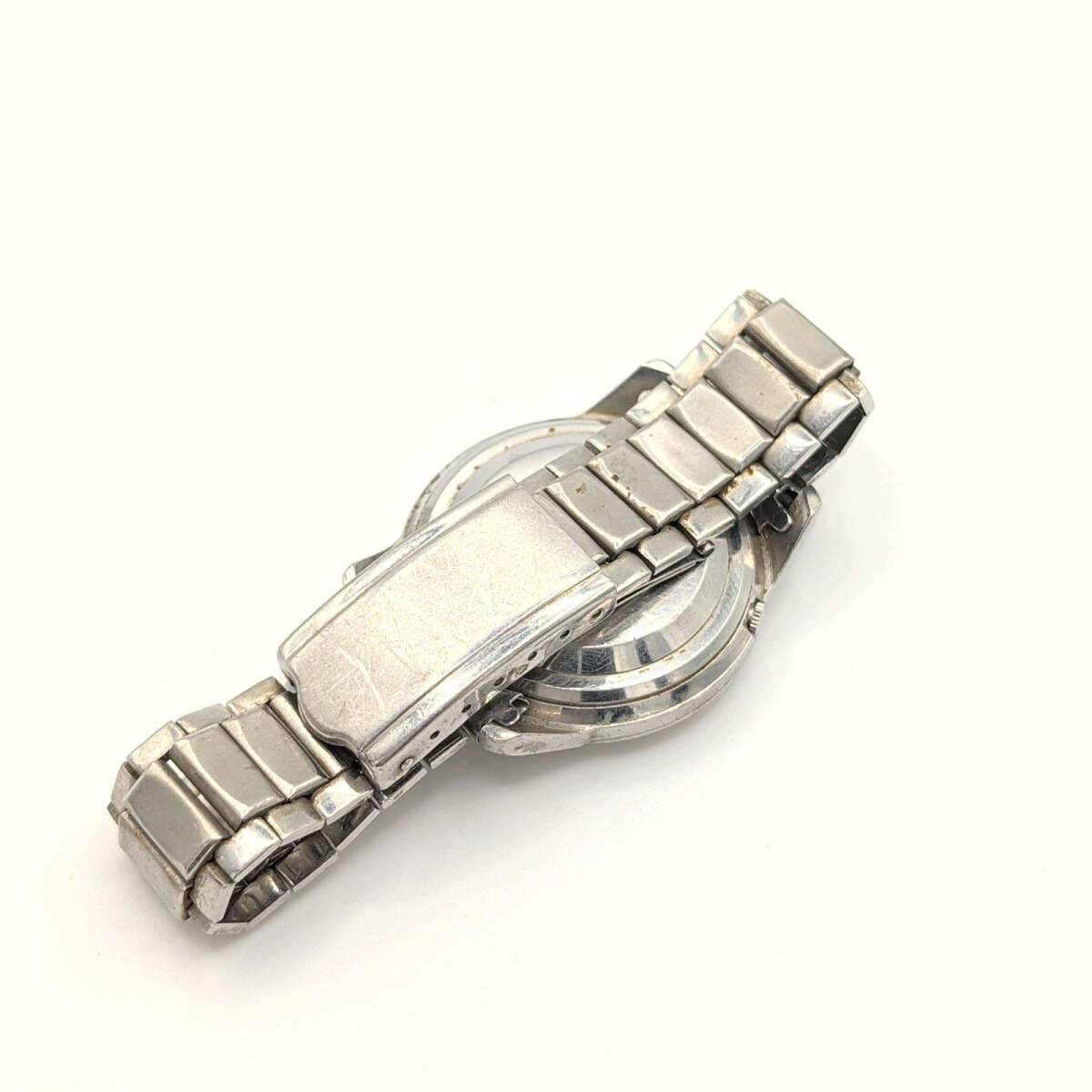 SEIKO Weekdater Watch Y2K 00S Vintage Working セイコー ウィークデータ メンズ 時計 自動巻き ラウンド シルバー ヴィンテージ 稼働品_画像7