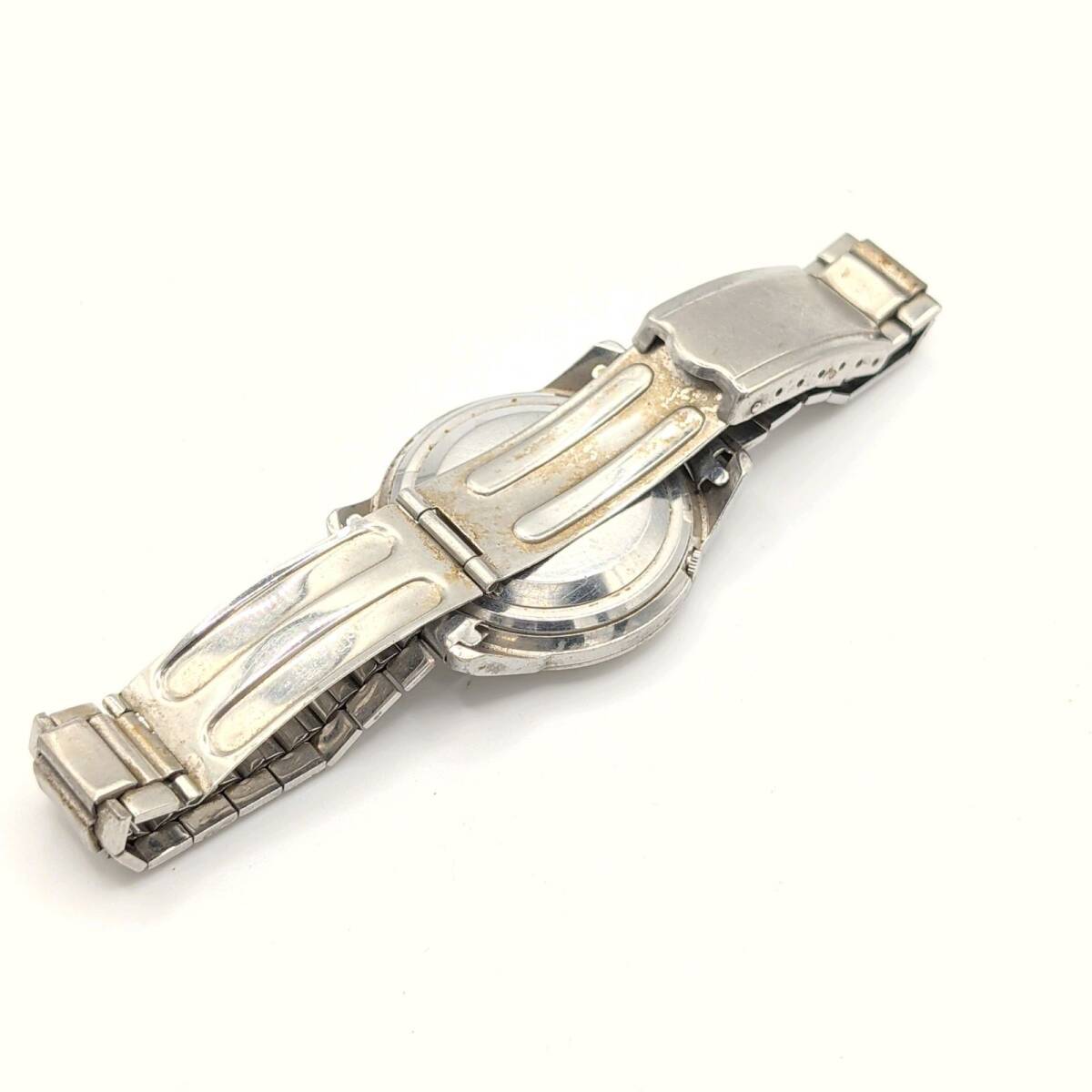 SEIKO Weekdater Watch Y2K 00S Vintage Working セイコー ウィークデータ メンズ 時計 自動巻き ラウンド シルバー ヴィンテージ 稼働品_画像8