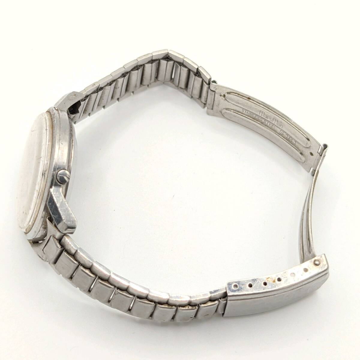 SEIKO Weekdater Watch Y2K 00S Vintage Working セイコー ウィークデータ メンズ 時計 自動巻き ラウンド シルバー ヴィンテージ 稼働品_画像9