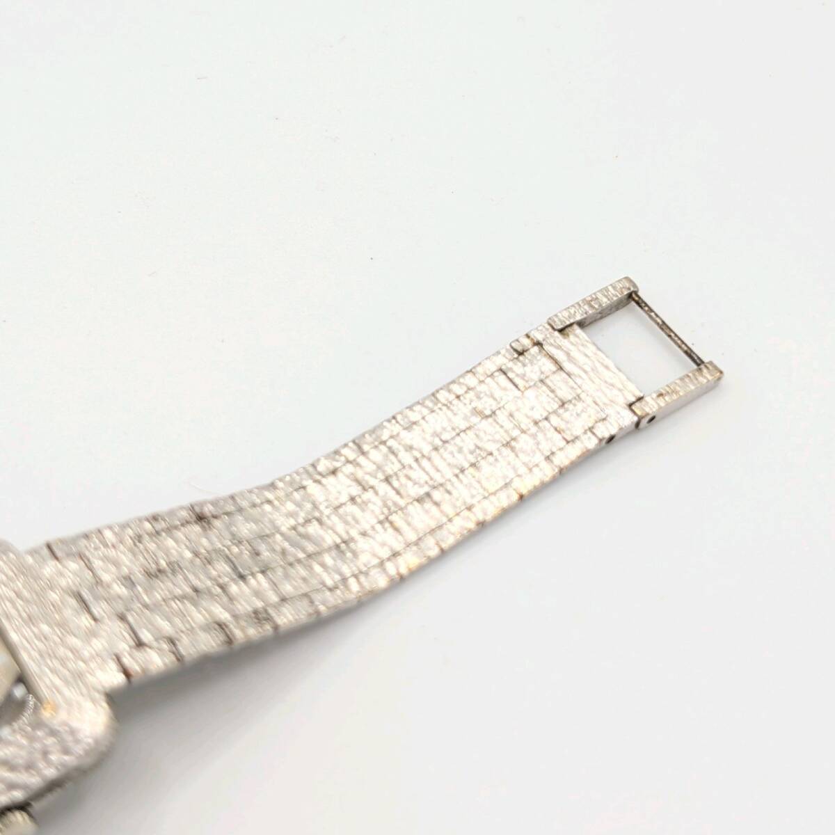 TISSOT Watch Ladies QZ Silver Y2K 00S Vintage Not Working ティソ レディース 時計 クオーツ スクエア シルバー ヴィンテージ 不動品_画像10