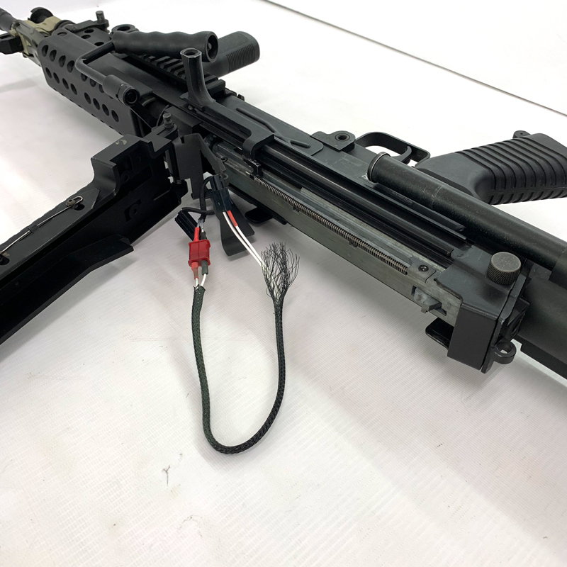 { Junk } производитель неизвестен M249 PARA электрооружие Knight модель Laile защита рук metal ресивер { милитари * гора замок магазин }*O7676