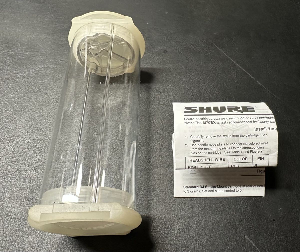 ★【売り切り！】Shure シュアー カートリッジ M44G ヘッドシェル 専用ケース&おまけ付き DS-ST20 現状品_画像8