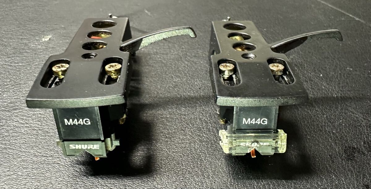 ★【売り切り！】Shure シュアー カートリッジ M44G ヘッドシェル 専用ケース&おまけ付き DS-ST20 現状品_画像4