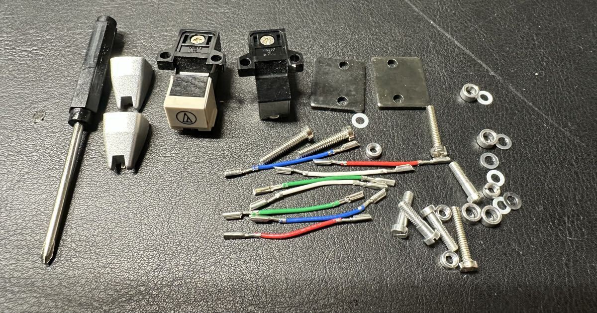 ★【売り切り！】Shure シュアー カートリッジ M44G ヘッドシェル 専用ケース&おまけ付き DS-ST20 現状品_画像9