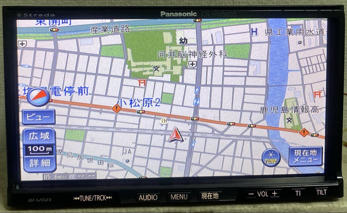 パナソニック ストラーダ ★ CN-HW860D★ メモリーナビ★地図データ2020年★(s)_画像2