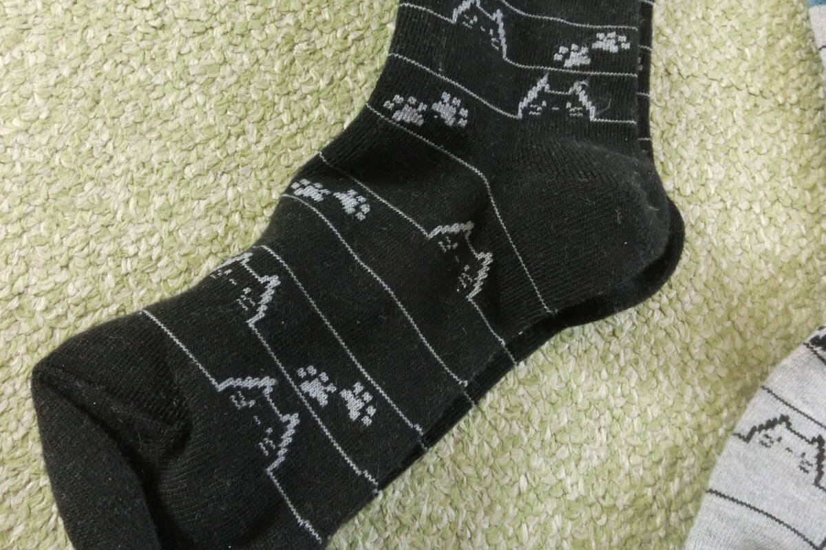 ★未使用★ソックス★2足セット★猫★にゃんこ★_画像2