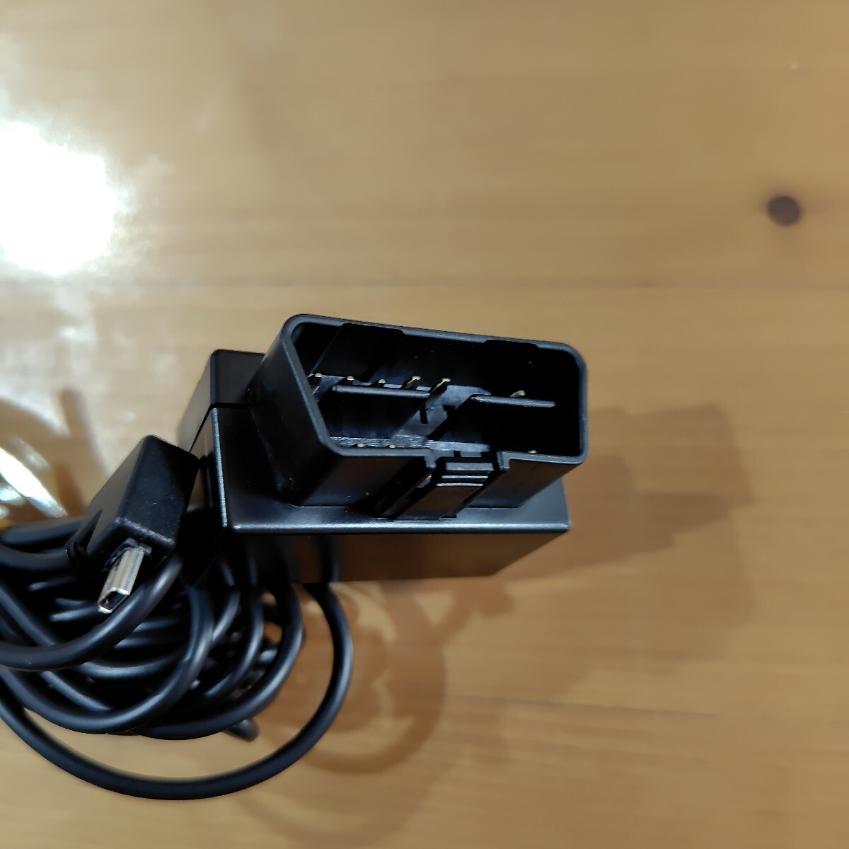 ユピテル スーパーキャット レーダー探知機　OBDⅡアダプター　OBD−12M3　YUPITERU SUPER CAT　OBD12-MIII　中古_画像2