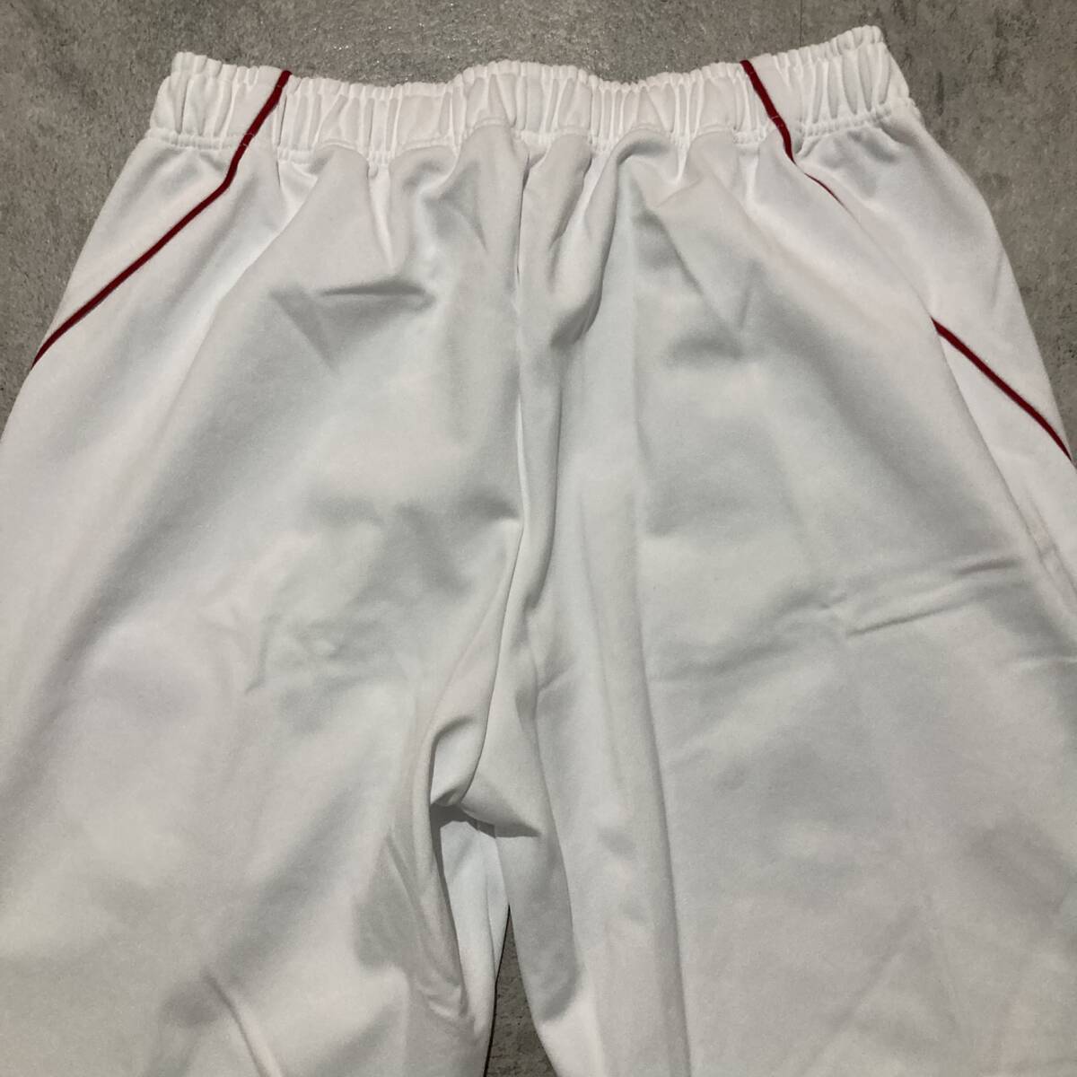 【MIZUNO】ミズノ 裏トリコット 日本製 トレーニングパンツ トラックパンツ Lサイズ ホワイト トレーニングウェア ジャージパンツ_画像10