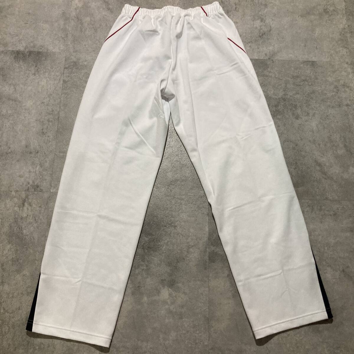 【MIZUNO】ミズノ 裏トリコット 日本製 トレーニングパンツ トラックパンツ Lサイズ ホワイト トレーニングウェア ジャージパンツ_画像9