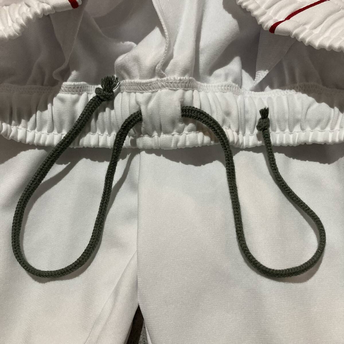 【MIZUNO】ミズノ 裏トリコット 日本製 トレーニングパンツ トラックパンツ Lサイズ ホワイト トレーニングウェア ジャージパンツ_画像5