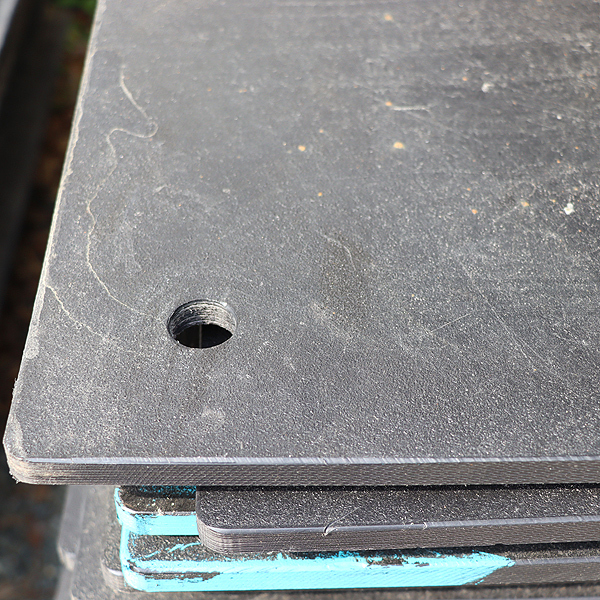 【美品/未使用】【現状渡し】 プラシキ 1.2×2.4m 10枚セット 片面リブ 引取日時：要予約 未整備 定額 中古 【配送不可｜引取限定：福岡】_画像4