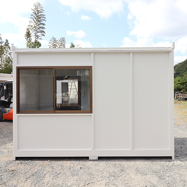 コンテナハウス 2坪 大町モータース 事務所 部屋 倉庫 建設機械 福岡 別途配送料(要見積) 定額 中古 No.4563_画像4