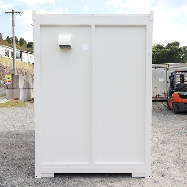 コンテナハウス 2坪 大町モータース 事務所 部屋 倉庫 建設機械 福岡 別途配送料(要見積) 定額 中古 No.4563_画像6