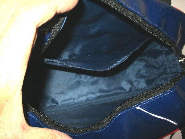 Buffaloes/ Buffalo z*2way детский сумка плечо * рука PVC эмаль NV наклонный ..W26.5cm