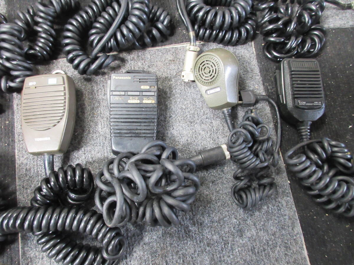 棚4・A1100　マイクロホン　スピーカマイクロフォン 　ICOM　IC-HM12/Panasonic/Toshiba/YAESU　MH12/TRIO　14点セット_画像5