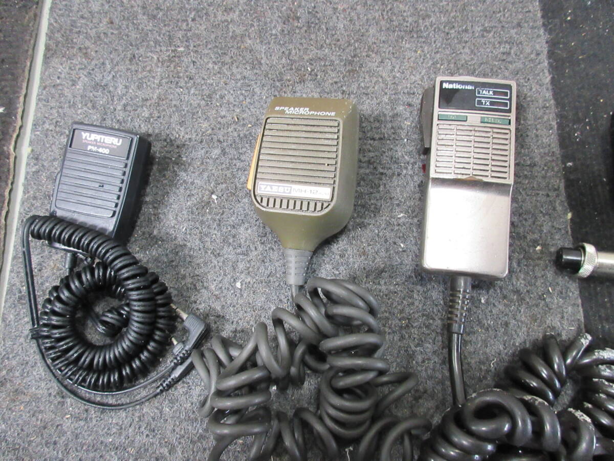 棚4・A1100　マイクロホン　スピーカマイクロフォン 　ICOM　IC-HM12/Panasonic/Toshiba/YAESU　MH12/TRIO　14点セット_画像2