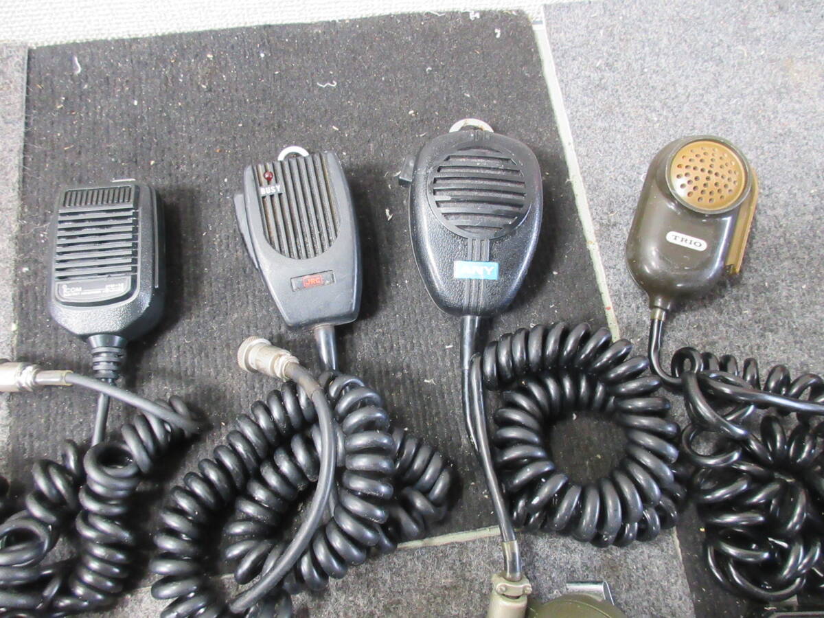 棚4・A1100　マイクロホン　スピーカマイクロフォン 　ICOM　IC-HM12/Panasonic/Toshiba/YAESU　MH12/TRIO　14点セット_画像3