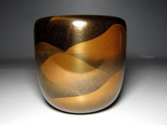 松田権六 遠山蒔絵 大棗 裏千家十五代 鵬雲斎花押　　　　　　　m25_画像3