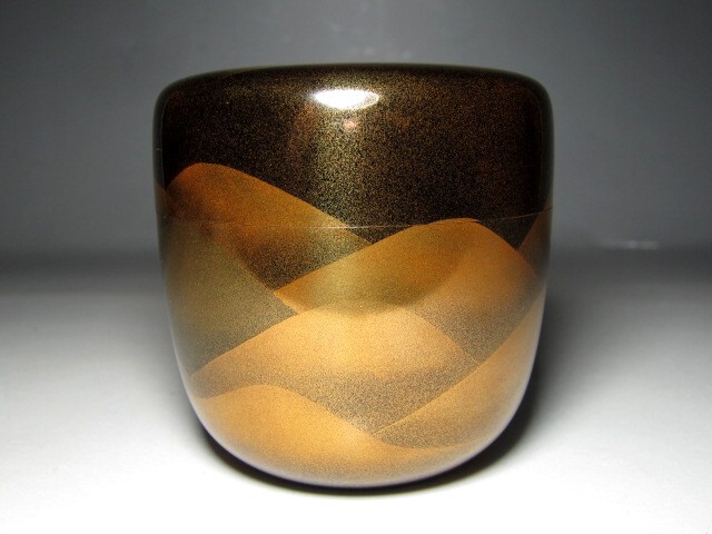 松田権六 遠山蒔絵 大棗 裏千家十五代 鵬雲斎花押　　　　　　　m25_画像4