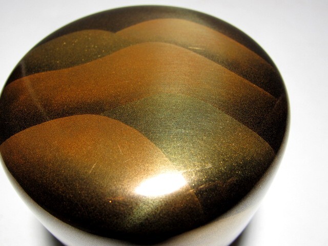 松田権六 遠山蒔絵 大棗 裏千家十五代 鵬雲斎花押　　　　　　　m25_画像7