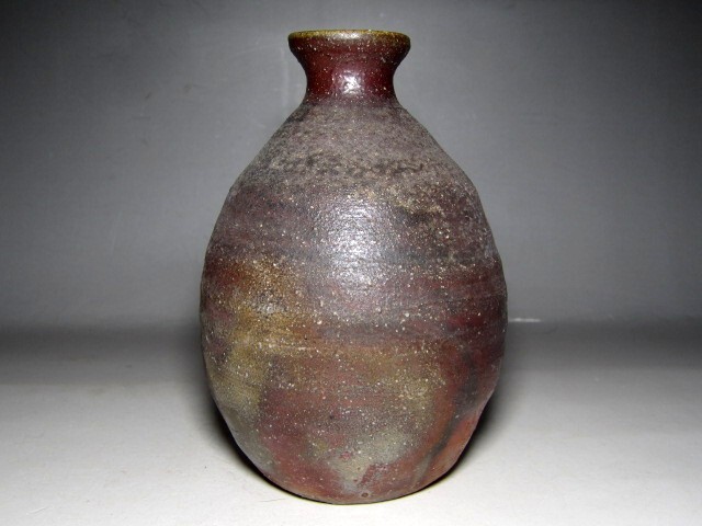 人間国宝 金重陶陽 備前徳利「備前焼中興の祖」栞付き m55_画像3