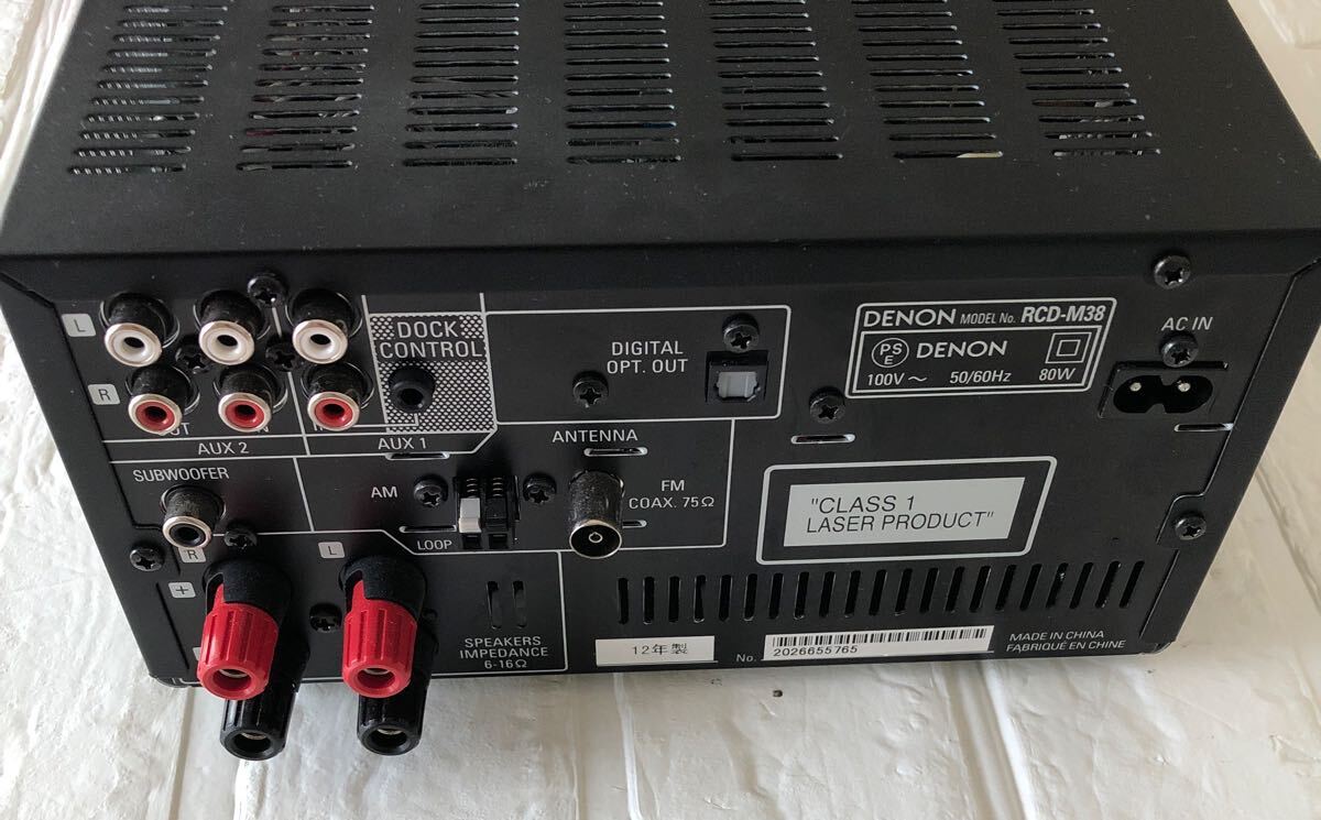 DENON CDレシーバー RCD-M38 ピックアップレンズ新品_画像9