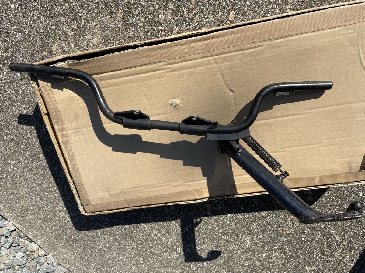 ホンダ純正カブ用ステップ　サイドスタンド付_画像1