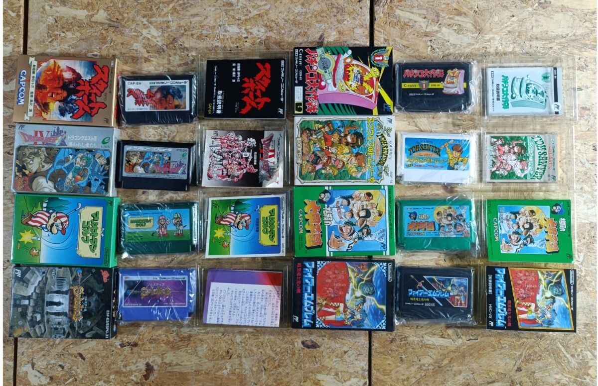 (ANY001)【動作未確認品】1円〜 大量 箱入り ファミリーコンピュータ ゲームカセット 56本まとめ ファミコンソフト FC 任天堂 現状品_画像5