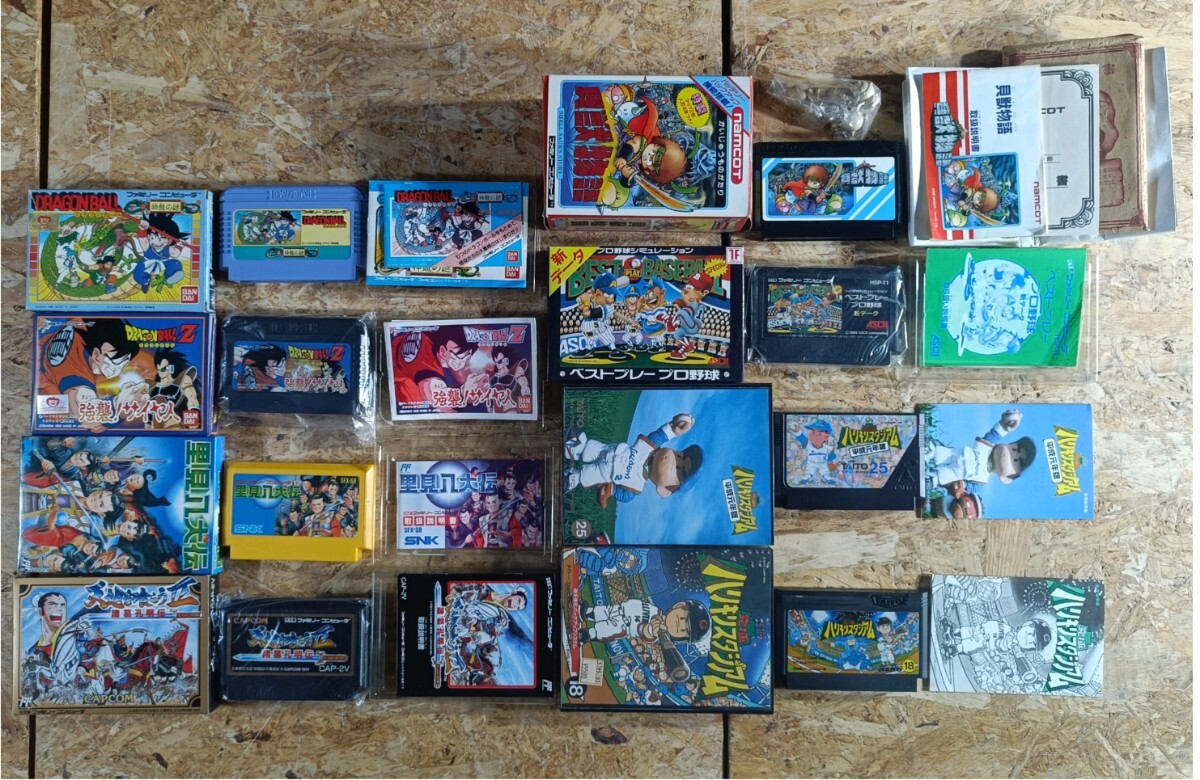 (ANY001)【動作未確認品】1円〜 大量 箱入り ファミリーコンピュータ ゲームカセット 56本まとめ ファミコンソフト FC 任天堂 現状品_画像3