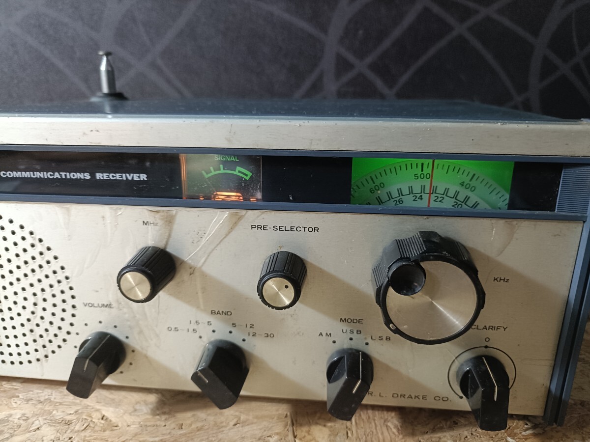(UK036) электризация проверка только R.L.DRAKE коммуникация ресивер SSR-1dore-k радиолюбительская связь приемник retro текущее состояние товар 