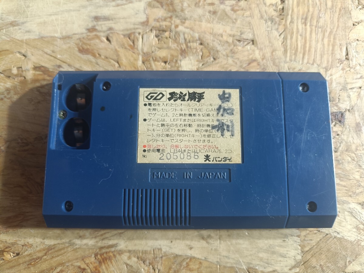 (UK079)訳アリ バンダイ LCD GAME DIGITAL ダッシュ勝平 バスケット編 BANDAI レトロ ゲーム 欠品有り 中古品 現状品_画像3