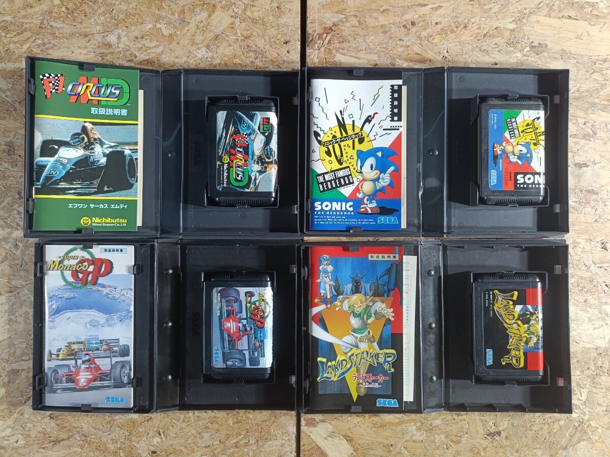 (ANY002)【動作未確認品】1円〜 SEGA メガドライブ ゲームソフト 21本まとめ セガ MD MEGA DRIVE 被り無し カセット 現状品_画像4