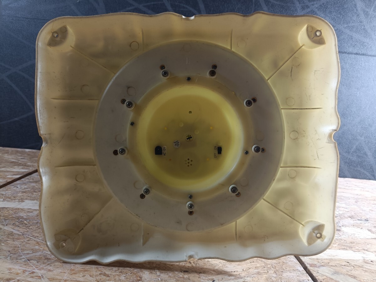 (UK095)訳アリ クリスマス イルミネーション スノーマン FIBRE OPTIC SNOWMAN 雪だるま インテリア 置物 Xmas モチーフライト 現状品_画像6