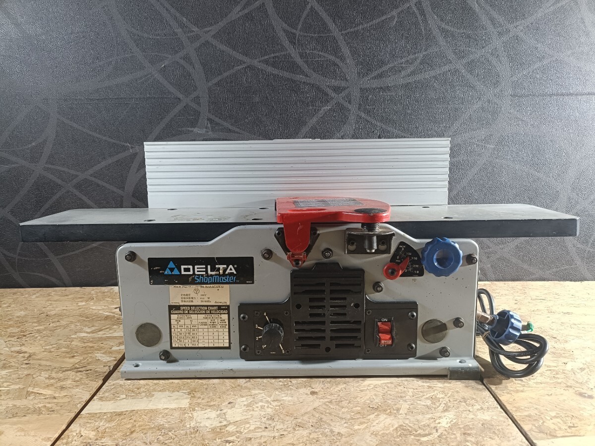 (UK096)DELTA стол хорошо сделанный вдавлено . can naJT160 2003 Delta электроинструмент 100V рубанок электрорубанок дерево обработка текущее состояние товар 