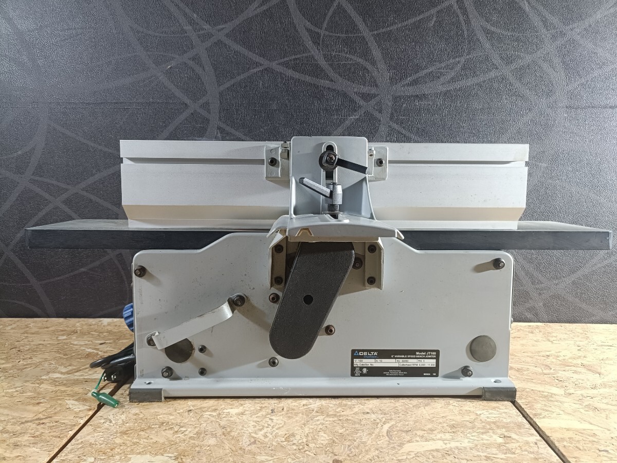 (UK096)DELTA стол хорошо сделанный вдавлено . can naJT160 2003 Delta электроинструмент 100V рубанок электрорубанок дерево обработка текущее состояние товар 