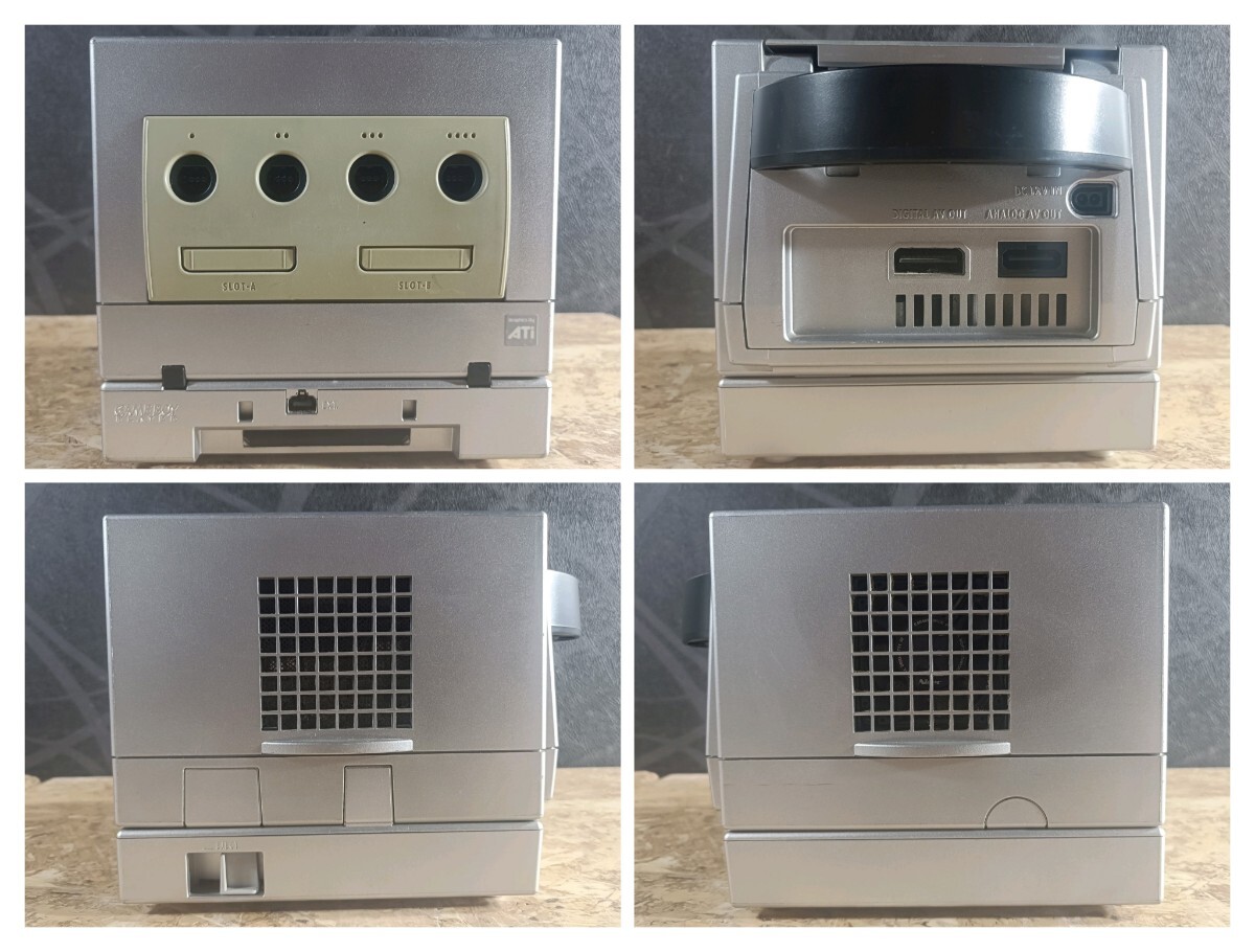 (UK081) Nintendo ゲームキューブ DOL-001 ゲームボーイプレーヤー DOL-017 ACアダプタ DOL-002 GAMECUBE シルバー 現状品_画像5
