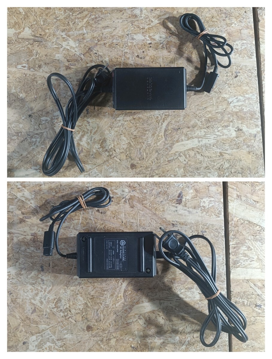 (UK081) Nintendo ゲームキューブ DOL-001 ゲームボーイプレーヤー DOL-017 ACアダプタ DOL-002 GAMECUBE シルバー 現状品_画像7