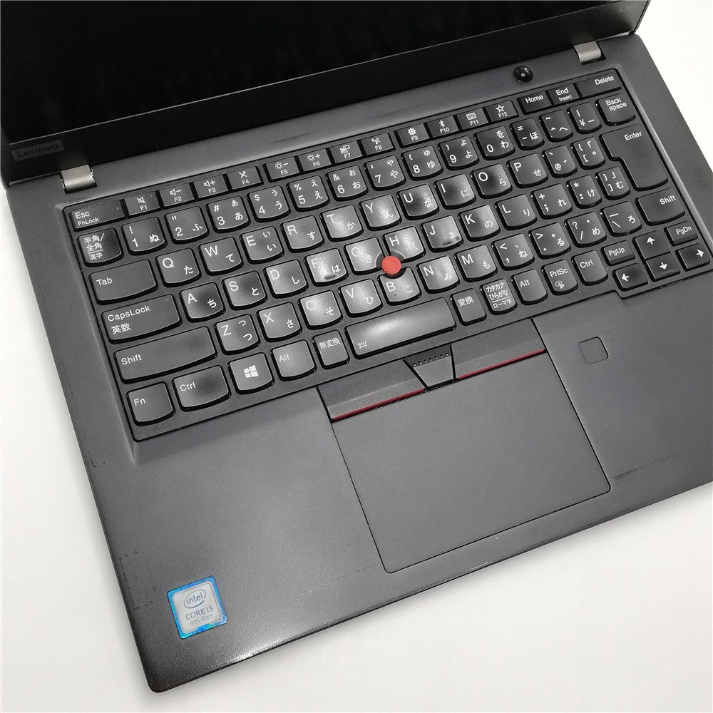 1円~ Wi-Fi有 Lenovo ノートパソコン 中古美品 X390 第8世代 Core i5 8265U 8GB 高速SSD 無線LAN Bluetooth Windows11 Office済 即使用可_画像4