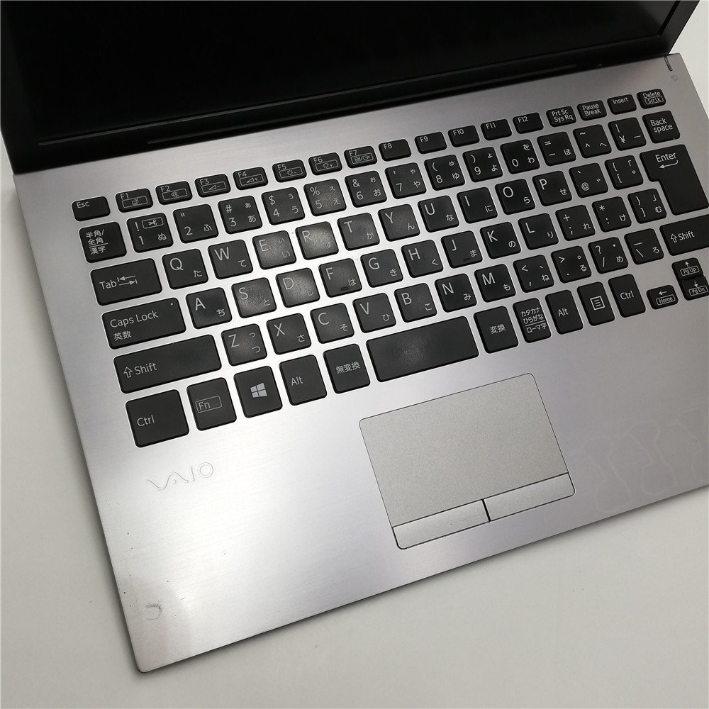 1円～ Wi-Fi有 ソニー VAIO ノートパソコン 中古美品 VJPG11C11N 第7世代 Core i5 8GB 高速SSD 無線LAN カメラ Windows11 Office 即使用可_画像4