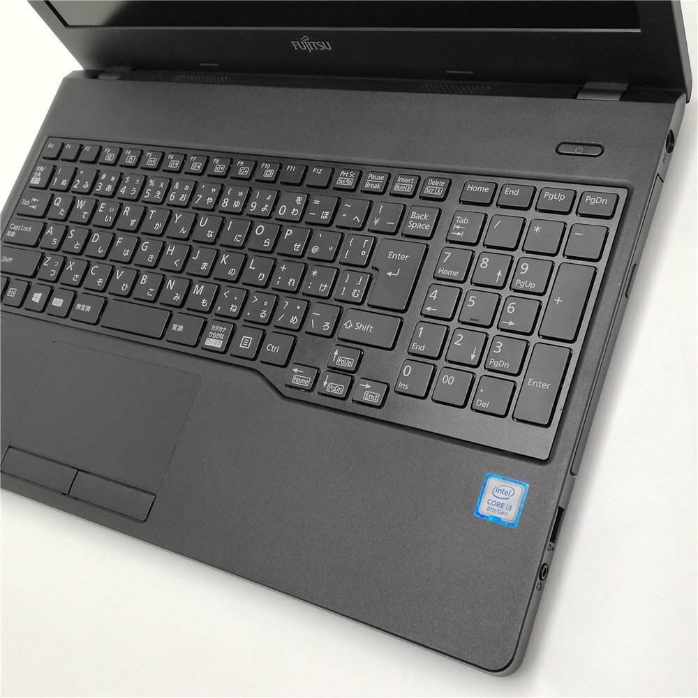 1円~ 初心者向 Wi-Fi有 富士通 ノートパソコン 中古良品 A359/BX 第8世代 Core i3 8GB DVD 無線LAN Bluetooth Windows11 Office済 即使用可_画像3