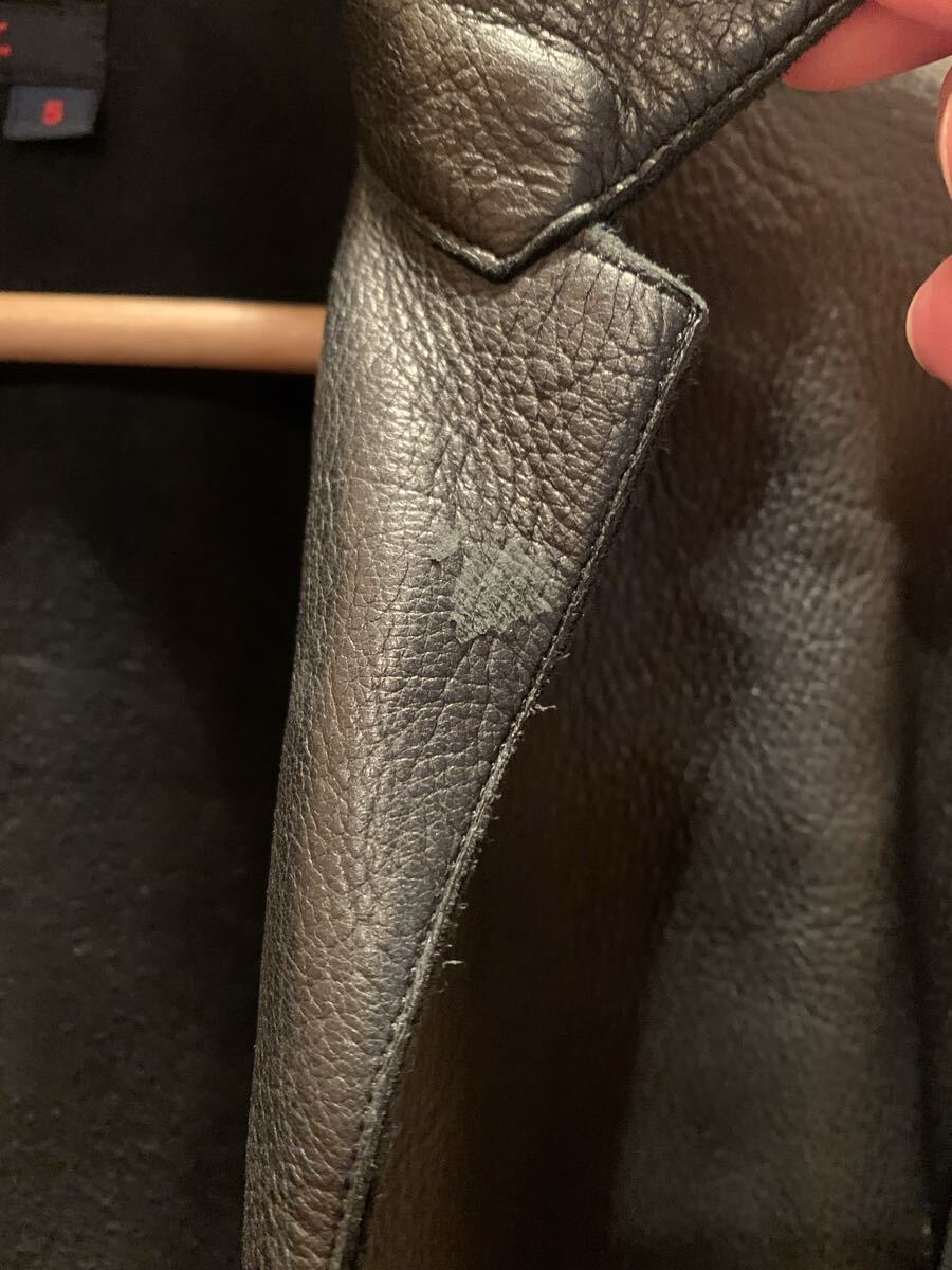 45R 45rpm 鹿皮ジャケット 黒 サイズ5 メンズM-Lサイズ 中古品_画像7