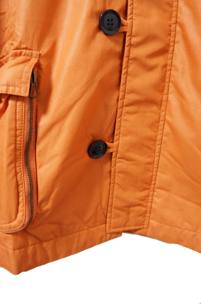 ●新品/中綿/ジャンパー/4L/オレンジ/フード/ファー/レディース●あ0637_画像3