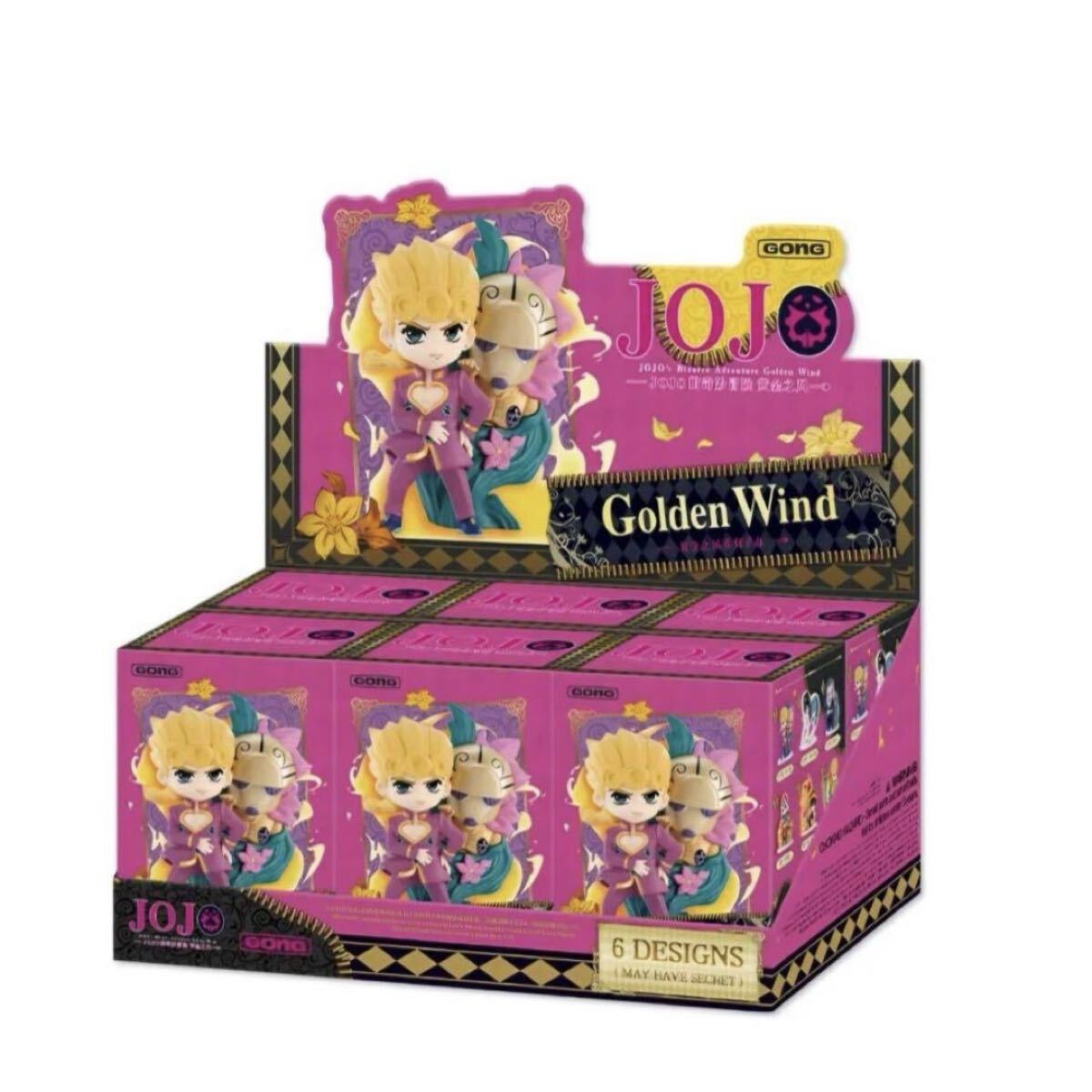POPMART ジョジョの奇妙な冒険 フィギュア 6個セット 被りなし ブラインドボックス ポップマート 海外限定 5部 黄金の風 ジョルノ_画像1