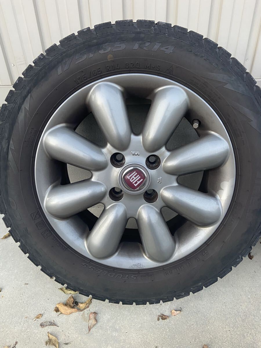 FIAT500 フィアット500 フィアットパンダ チンクェチェント PCD98-4H/14-5.5J/+35 _画像2