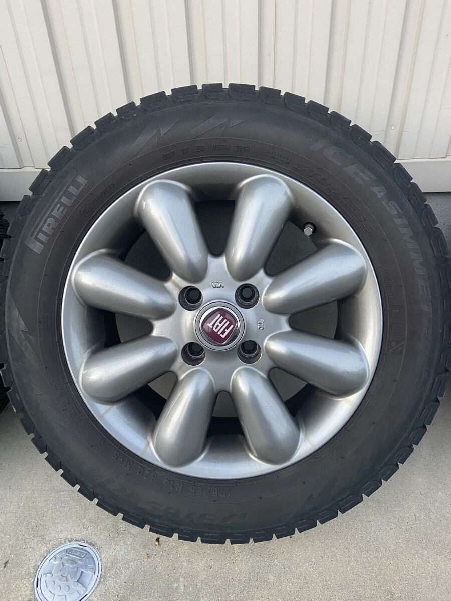 FIAT500 フィアット500 フィアットパンダ チンクェチェント PCD98-4H/14-5.5J/+35 _画像4