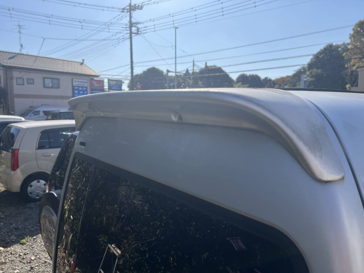 希少 レア スバル ドミンゴ バックドアスポイラー ウイング シルバー 中古品 _画像3
