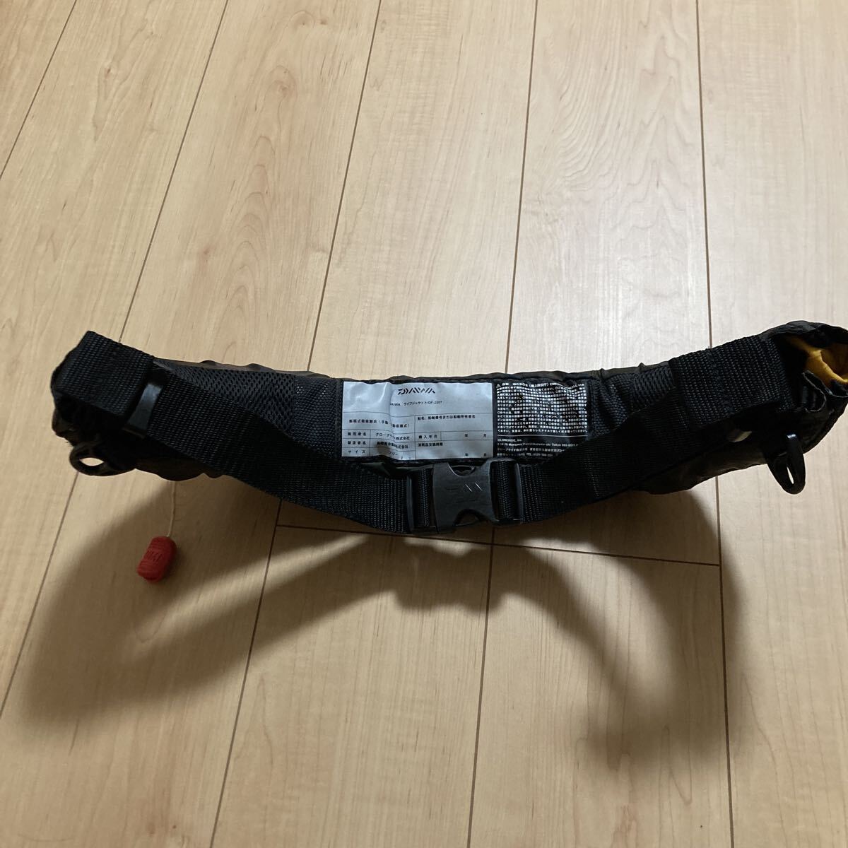 ダイワ(DAIWA) ウォッシャブルライフジャケット(ウエストタイプ自動・手動膨脹式) DF-2207 桜マーク有(検索:腰巻き,救命胴衣,TYPE-A)_画像3